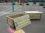 Adventure Playground Equipment - Wooden Accessories